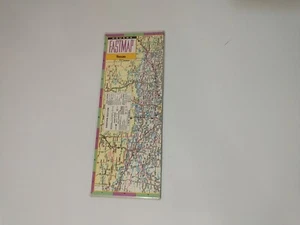 Vintage Reisekarte Texas State Highway City STREET GUIDE 1991 laminiert FastMap - Bild 1 von 4