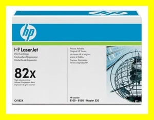 HP C4182X Black Toner Cartridge 82X Genuine NEW! Sealed Box 8100 8150 FAST SHIP! - Picture 1 of 1