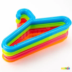 Lot of 24 IKEA BAGIS Anna Efverlund Children Kid Plastic Colored 12" Hangers - Picture 1 of 5