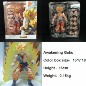 New SHF DRAGON BALL Z SUPER SAIYAN SON GOKOU SUPER WARRIOR AWAKENING VER in BOX - Picture 1 of 9