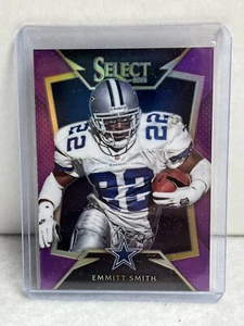 2014 Panini Select Purple Prizm /25 Emmitt Smith #100 HOF - Picture 1 of 2