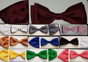 Juego de pajarita de hombre con pañuelo de bolsillo en caja accesorios de negocios pajarita de boda  - Imagen 1 de 47