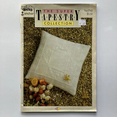Susan Bates The Super Tapestry Collection 17562 Hand Embroidery Patterns 1987 - Image 1 of 4