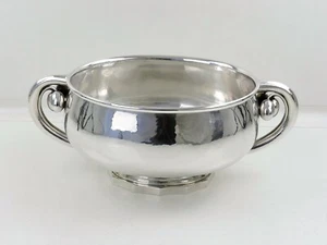 HUGE Sterling Silver GEORG JENSEN CENTREPIECE CHERRY BOWL 1790grms LARGE DISH - Picture 1 of 7