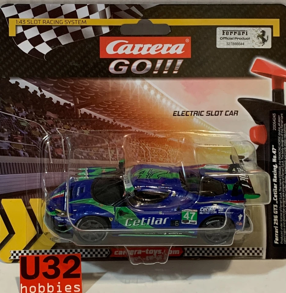 Slot Car Carrera Go!!! 64243 Ferrari 296 GT3 #47 Cetilar Racing Foto 1 de 1