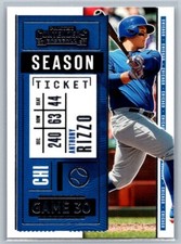 2020 Panini Contenders Anthony Rizzo Chicago Cubs #32