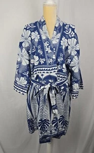 Farm Rio Anthropologie Tropical Kimono Jacket sz L Bohemian Mid Length NWT - Picture 1 of 14