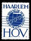 Netherlands Poster Stamp - H.O.V. - Haarlemse Orkest Vereniging (Orchestra Assn)