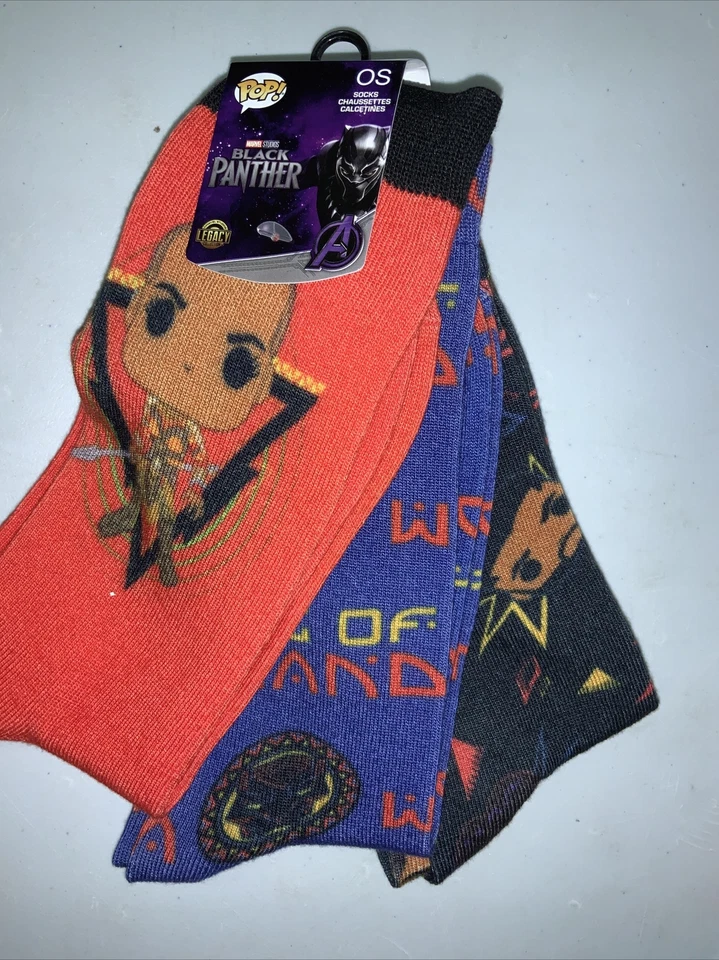 Funko Marvel Black Panther 3pk Socks (Target ) -