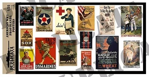 Diorama/Model Accessory - 1/35 American Propaganda Posters - WW1 - Picture 1 of 1