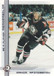 2000-01 BAP Memorabilia Hockey #64 Maxim Afinogenov