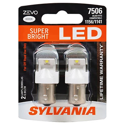 SYLVANIA - 7506 ZEVO LED White Bulb - Bright LED Bulb (Contains 2 Bulbs) - Image 1 of 4