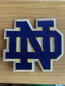 University of Notre Dame Fighting Irish Embroidered Iron On Patch Great For Hats - Picture 1 of 8