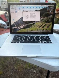 Apple MacBook Pro 15" Laptop 2.66GHz Core i7 - 8GB 500GB HD - macOS Yosemite - Picture 1 of 3