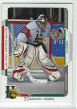 2009-10 Halifax Mooseheads (QMJHL) Mathieu Corbeil (goalie)