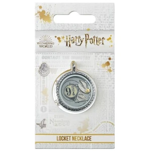 Harry Potter Collana Locket Apribile e Tre Charms Ufficiale Boccino Doni Morte - Foto 1 di 4