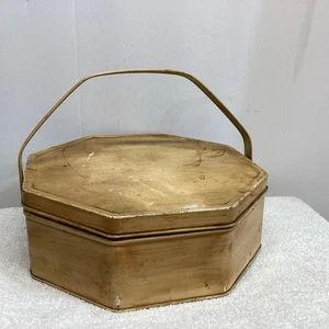 Vintage Loose-Wiles Biscuit Co Henkel blau British Crests Schilde Keksdose - Bild 1 von 5