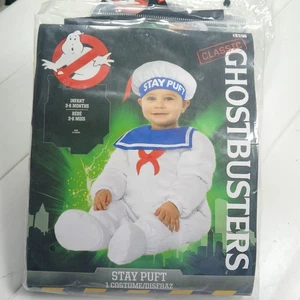 Ghostbusters Baby Kostüm Stay Puft Marshmallow Mann 2-teilig Größe 3-6 Monate - Bild 1 von 11