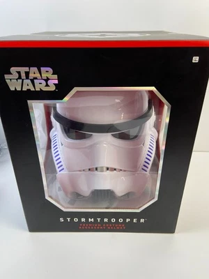 Spirit Halloween Stormtrooper Helmet Star Wars One Size Adult Costume w/stand - Photo 1/4