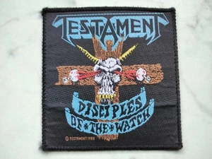 TESTAMENT PATCH Original 1988 Vintage Aufnäher 9x9cm Exodus Thrash Metal - Picture 1 of 3