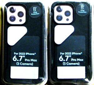 2 Protect ONN. FUNDA iPhone 14 Pro Max, negra...PAQUETE TIRADOR/DISTRESSED - Imagen 1 de 4