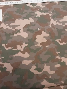 Fabric Camo Camouflage Cotton 67x42 One Piece  - Picture 1 of 4