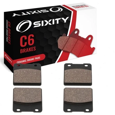 Front + Rear Ceramic Brake Pads 2000-2001 Suzuki VL1500 Intruder Set Full mu - Image 1 of 4