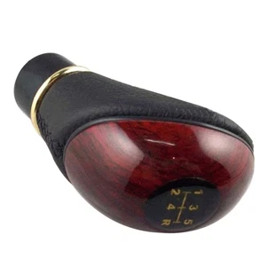 Perilla universal artificial melocotón madera 5 coche manual palanca de cambios - Imagen 1 de 11