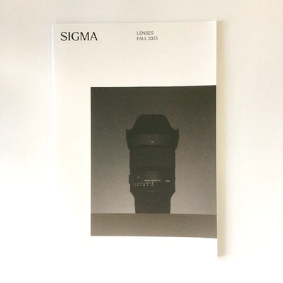 SIGMA Lenses Japanese Catalog Comtemporary Sports Art Published in Sep 2025 - Image 1 of 4
