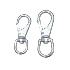304 Stainless Steel Lobster Large Swivel Clasps Clips Rust Proof 2 sizes - Picture 1 of 10