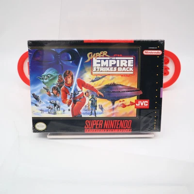 SNES Super Nintendo STAR WARS EMPIRE STRIKES BACK - JVC PRIMERA IMPRESIÓN! NUEVO Precintado! Foto 1 de 4