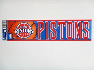 Detroit Kolben Stoßstange Aufkleber/Streifen (National Basketball Association) (Wincraft) - Bild 1 von 1