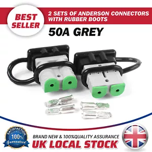 2/4PCS For Anderson 175AMP 6AWG Plug Cable Terminal Battery Power Connector Kit - Picture 1 of 24