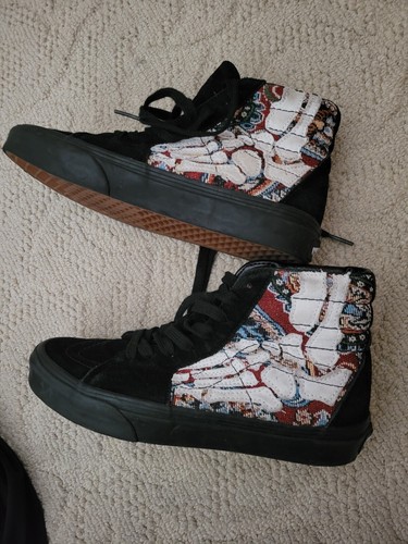 VANS Sk8 Hi HAZY BONES Nero HI Top Scarpe Sneakers 508357 M 5 5 W 7