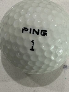 Vintage PING Karsten White Used Golf Ball No Eye RARE! - Picture 1 of 4