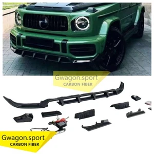 PP Unpainted Front Lip Body Kit For Mercedes G Class W464 TC Style 1 Pcs - Picture 1 of 5