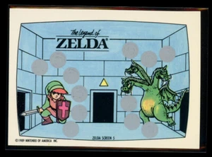 THE LEGEND OF ZELDA 1989 Topps Nintendo Scratch-Off Screen 5 NM C6 - Picture 1 of 2