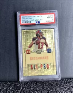 2017 PSA Contenders Opticš„SUPERFRACTORš„1/1 Graded Mike Evans GOLD VINYL Pop 1 - Picture 1 of 3