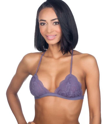 Sujetador Bralette Honeydew Intimates Delicado Floral Encaje Triángulo Sin Alambres Foto 1 de 3