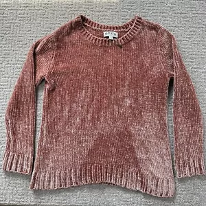 Maglione Orvis Large L rosa velluto maniche lunghe girocollo donna - Foto 1 di 15