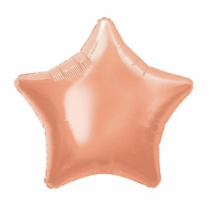 Rose Gold Star 18" Mylar Balloon, Birthday, Party Decor, 1 Piece - Picture 1 of 1