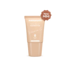Mamaearth Glow Serum Foundation Mini Tube - Creme Glow - 18ml - Picture 1 of 8