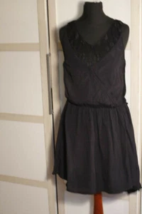 Kleid H&M Gr. 34 XS Schwarz - Bild 1 von 6