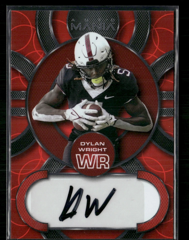 Dylan Wright 2023 Wild Card Auto Mania Red Auto  - Image 1 of 2
