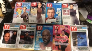 9 STAR TREK TV Guides 1995-2004 various random, series.  see pics - Picture 1 of 4