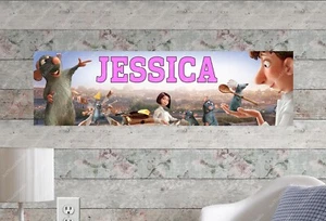 Ratatouille - Personalisiertes Namen Poster Individuell Geburtstag Wanddeko Banner - Bild 1 von 6