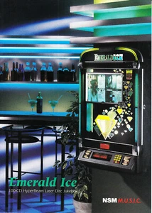 N.S.M. NSM Emerald Ice (1995) wall CD juke box jukebox Flyer Brochure BRAND NEW - Picture 1 of 2