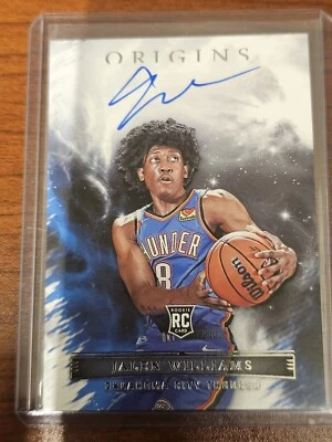 Jalen Williams 2022-23 Panini Origins Rookie Auto On Card Autograph RC - Image 1 of 4