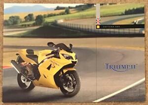 TRIUMPH DAYTONA 600 MOTORCYCLE Sales Specification Leaflet 2003 #T3864756
