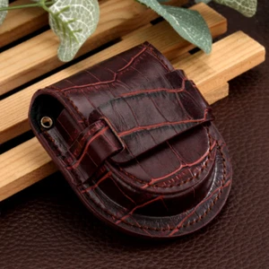 Bolsa de reloj de bolsillo de cuero para relojes Bolsa de almacenamiento Soporte para relojes de bolsillo - Imagen 1 de 11